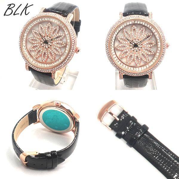 腕時計 レディース レディース腕時計 文字盤が回る ぐるぐる時計 RT003 シチズンMIYOTAムーブメント 革ベルト |  | 01