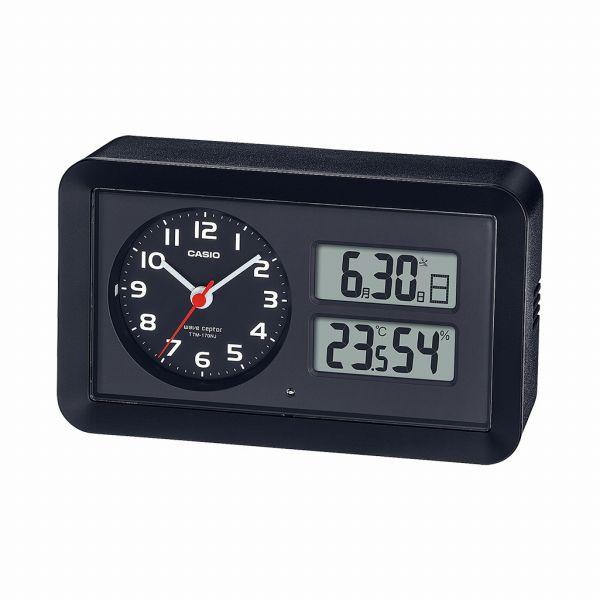 取寄品 正規品 CASIO時計 カシオ 置き時計 置時計 TTM-170NJ-1JF アナログ表示 目覚まし時計 電波時計 | CASIO