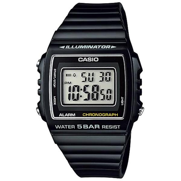 取寄品 正規品 CASIO腕時計 カシオ STANDARD チプカシ デジタル表示 長方形 カレンダー 5気圧防水 W-215H-1AJ メンズ腕時計｜varioustyle