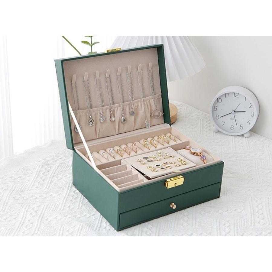 ジュエリーボックス アクセサリーケース 収納 大容量 おしゃれ 指輪
