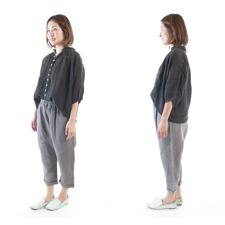 【未使用品】ina イナ　リネンサルエルパンツ　104137　グレー ina イナ リネンサルエルパンツ 104137【ina】 : varzy - 通販 - Yahoo