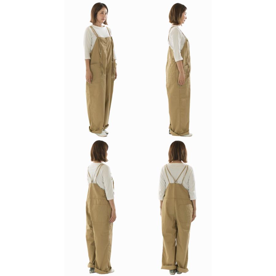 D.M.G ドミンゴ 綿麻ウェザーストラップサロペットパンツ 14-345X(14