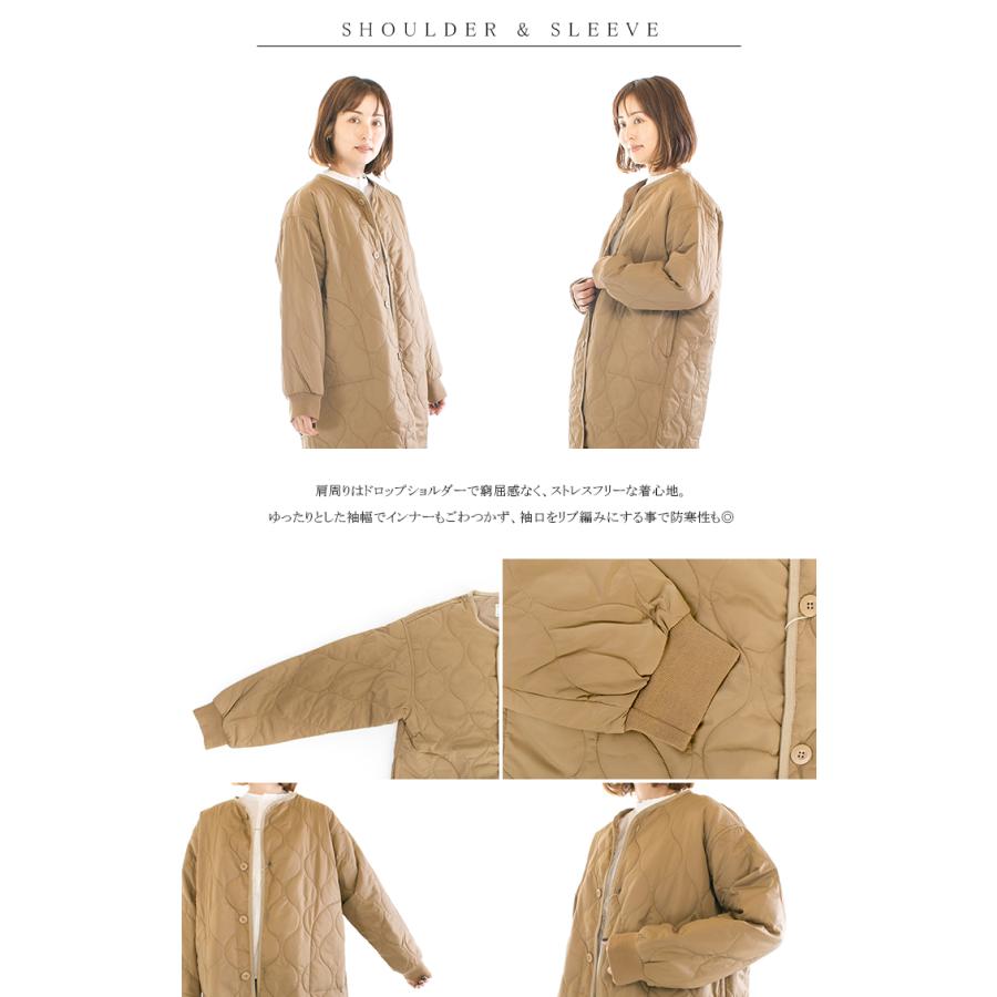 D.M.G. ドミンゴ ナイロンリップキルトライナーコート 18-624X