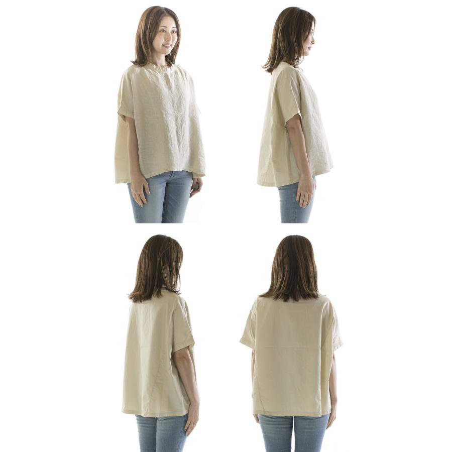 Brocante ブロカント リネンキャンバス×ブロードコムTシャツ 36-300L 