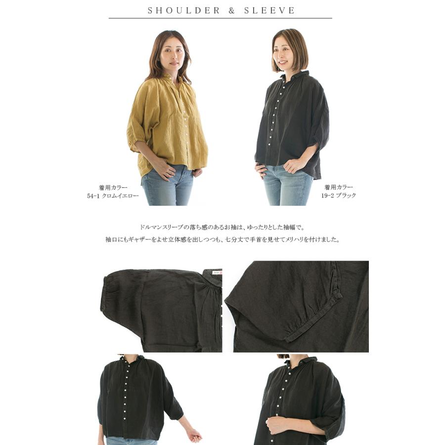Brocante ブロカント リネンキャンバスグランシャツ 36-260L 38-042(旧