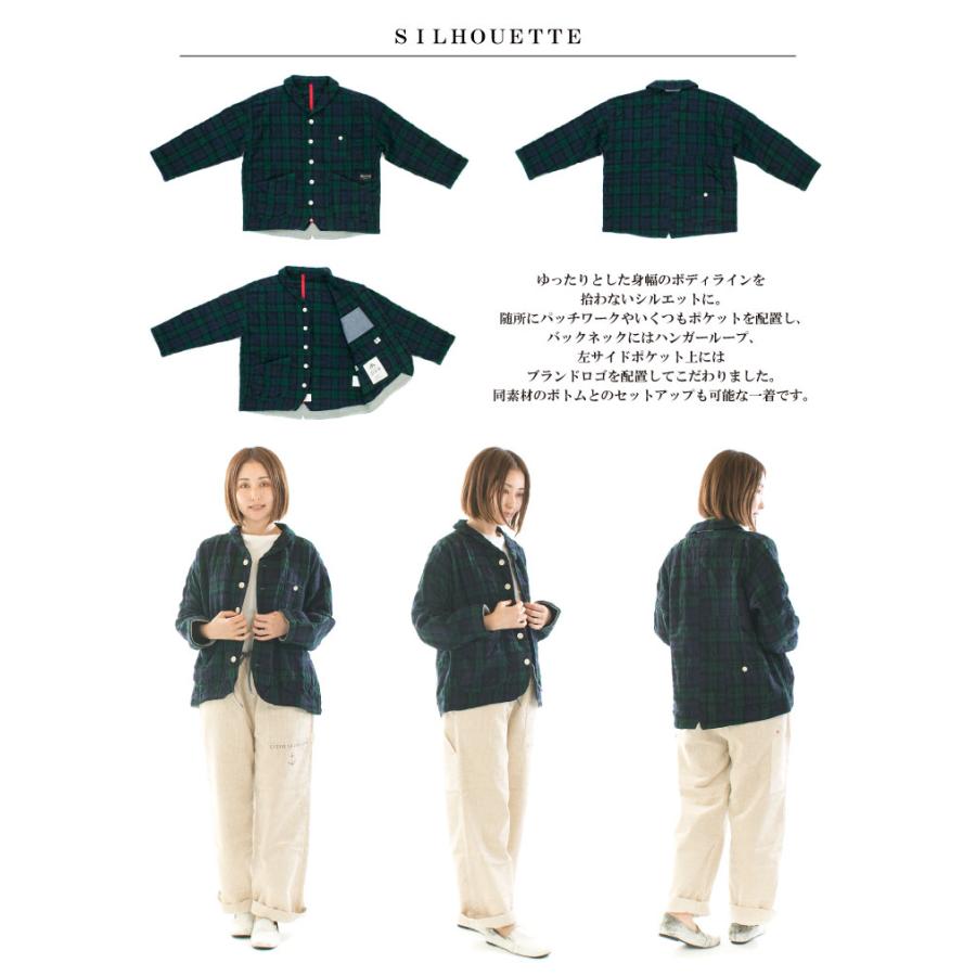 快晴堂 カイセイドウ タータンフォーエバー2／2シャツカバーJKT 43JK