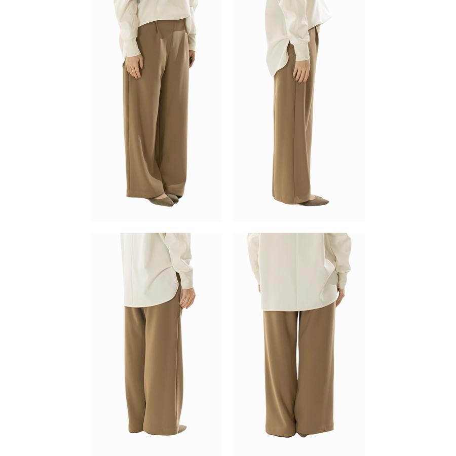 Dignite collier ディニテコリエ 裏フリースワイドパンツ 80256341