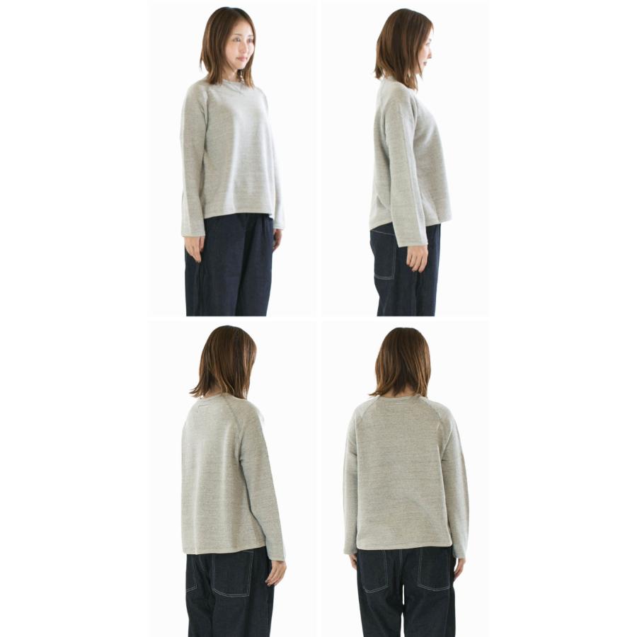 DANA FANEUIL ダナファヌル 3飛びガーゼ裏毛長袖プルオーバー D