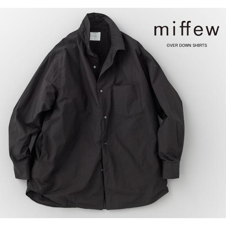 miffew ミフュー OVER DOWN SHIRTS FEW23WJK5106○ : varzy - 通販 