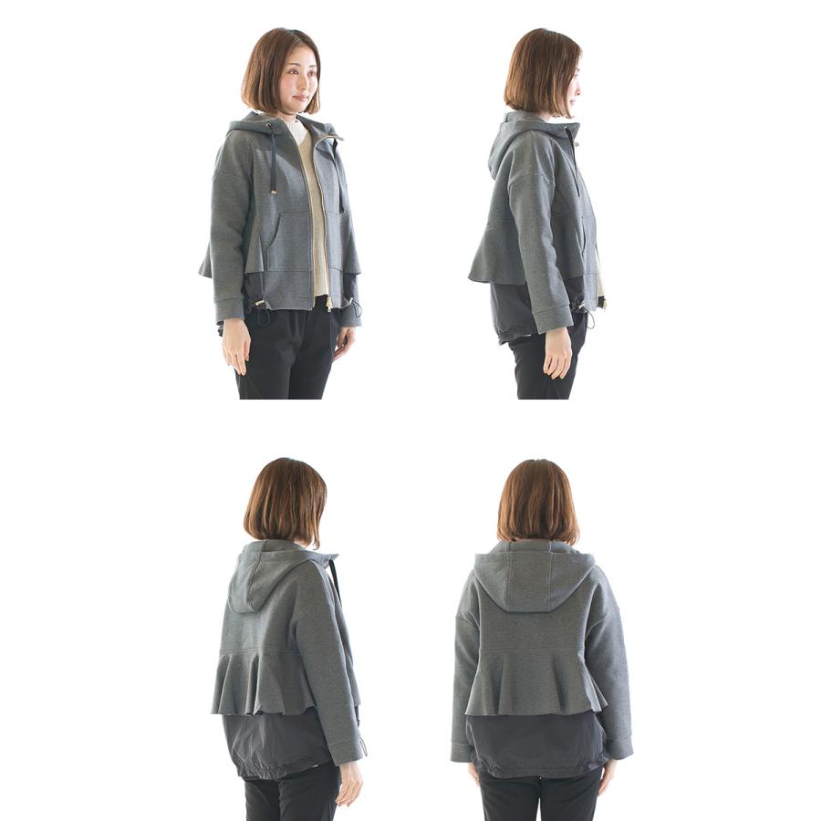 trois トロア ダンボールバックフリルパーカー T246-82061 : varzy