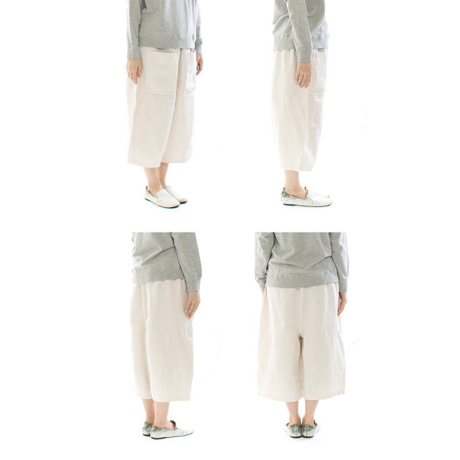 OAK（オーク） tumugu: ツムグ ソリトリネン8分丈パンツ TB20403a
