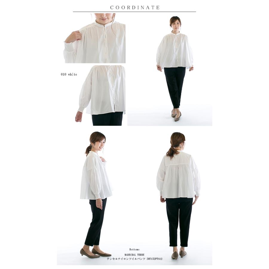 UNIVERSAL TISSU タイプライターシャーリングブラウス UNIVERSAL TISSU (ユニバーサルティシュ) タイプライター