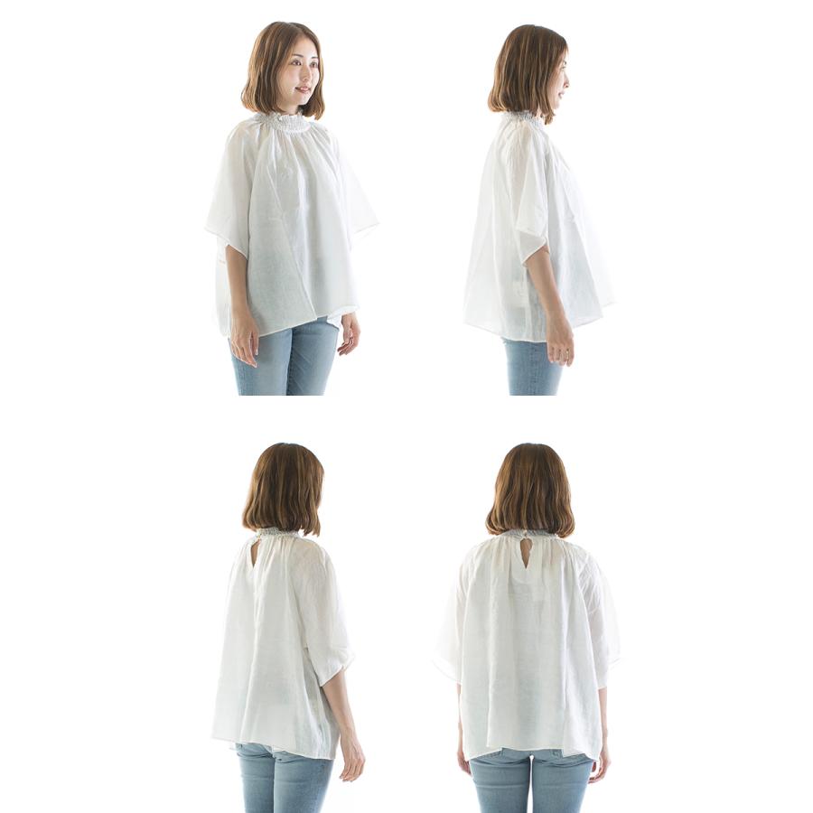 UNIVERSAL TISSU ユニバーサルティシュ フレンチリネンギャザー