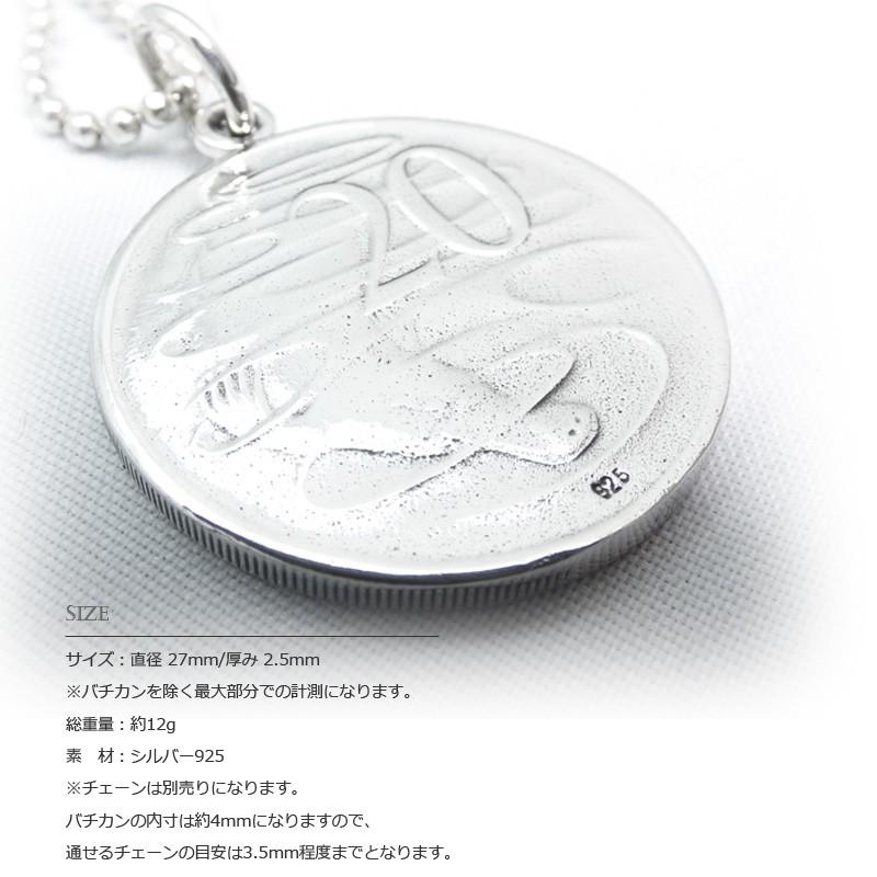 オーストラリア 20セント コイン シルバー925 ペンダントトップ