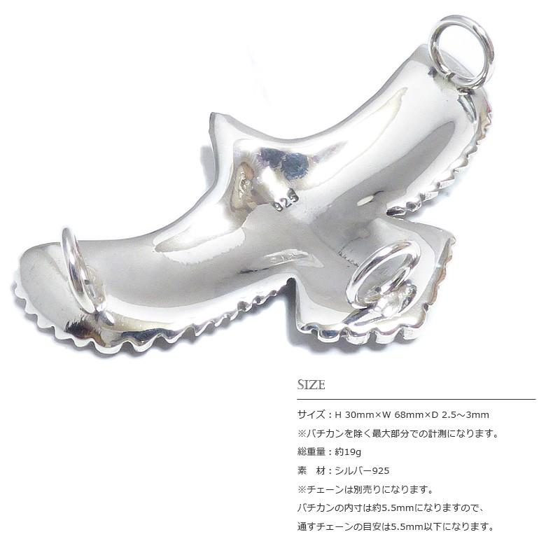 68mm 大型ネイティブ リアル イーグル(鷲) シルバー925 ペンダント