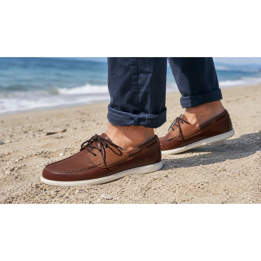 クラ−クス　Ｃｌａｒｋｓ　779J  TAN　25.0cm　本革　メンズ　デッキシュ−ズ | Clarks | 06