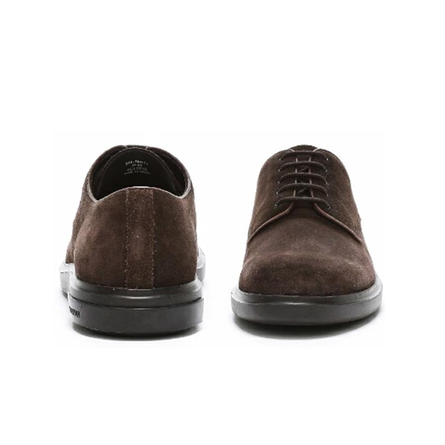 ムーンスター　 gently　GE206　ダ−クブラウン/スエ−ド　4E　透湿防水　メンズ　 カジュアル　プレーントゥ | GENTLY | 04