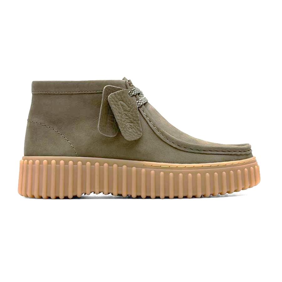 クラークス　Clarks　926G　カ−キ　Torhill Moss　DRSS　レディースブーツ　40mm厚底ブーツ | Clarks
