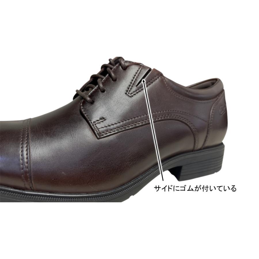 クラークス　Clarks　850J　D.BR　メン　ズビジネスシュ−ズ　ストレートチップ　防滑 | Clarks | 02
