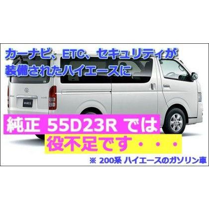 200系ハイエース（ガソリン車の容量アップ用） Brite Star バッテリー