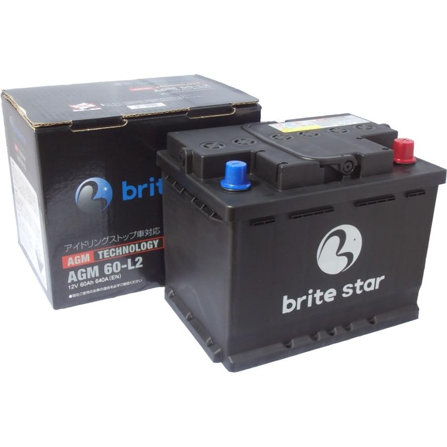 JEEP ジープ レネゲード (1.4L) Brite Star バッテリー AGM 60-L2