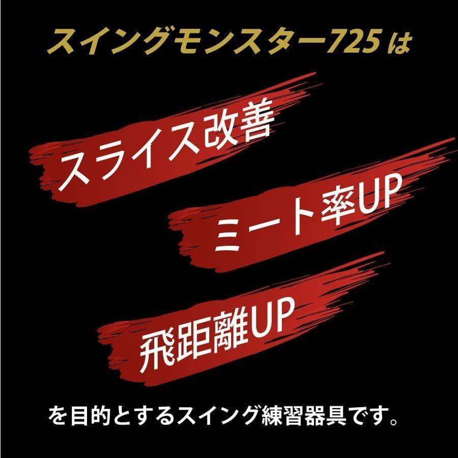 スイングモンスター725 ゴルフ スイング練習 練習器具 素振り ゴルフ用品 室内 素振 swingmonster (レッド)｜vastforest｜03