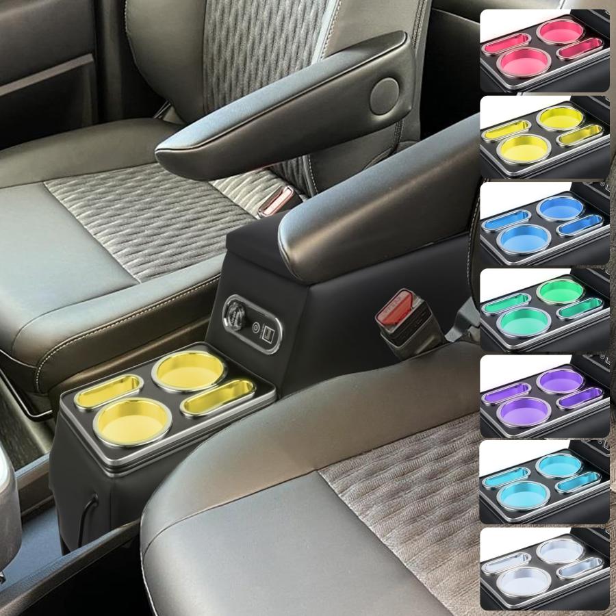 Sporacingrts 7色呼吸ランプ コンソールボックス新型ヴォクシー・ノア  