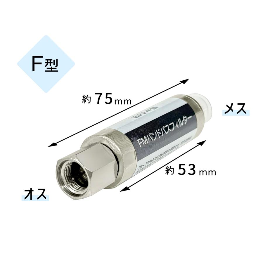 フジパーツ FMバンドパスフィルタ 通過帯域76-100MHz【非通電型 フジパーツ FMバンドパスフィルタ 通過帯域76-100MHz【非通電型