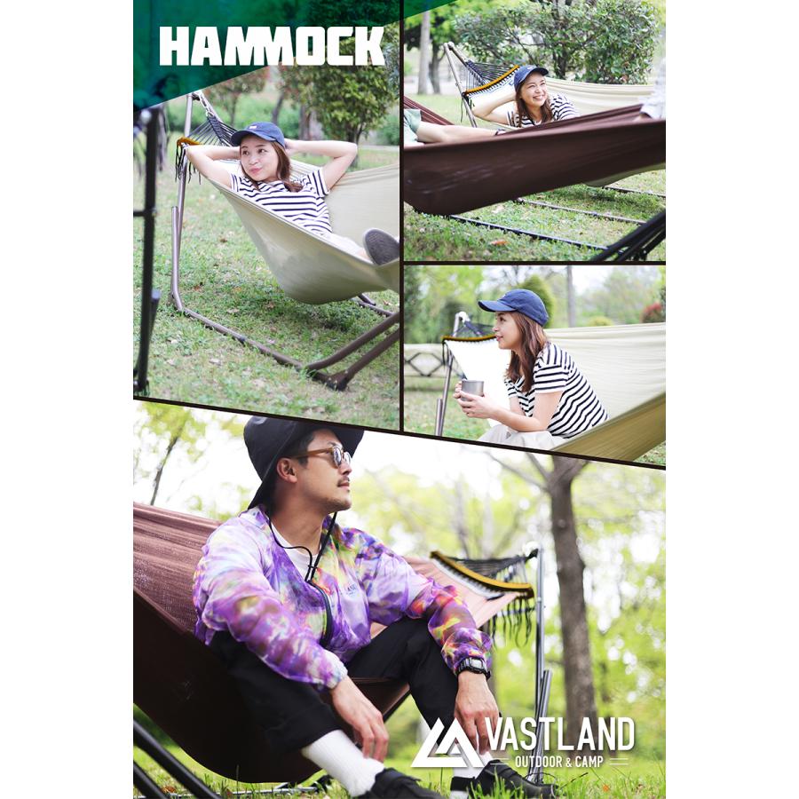 VASTLAND ハンモック 自立式 スタンド 折りたたみ 耐荷重120kg 3 VASTLAND ハンモック 自立式 スタンド 折りたたみ 耐荷重120kg 3