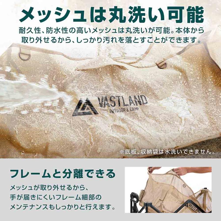 VASTLAND（ヴァストランド） アウトドアワゴン キャリーワゴン ワイド