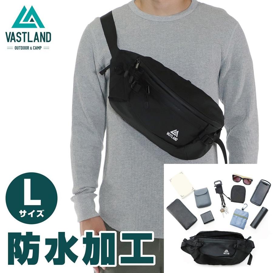 VASTLAND（ヴァストランド） ウエストバッグ ウエストポーチ Lサイズ