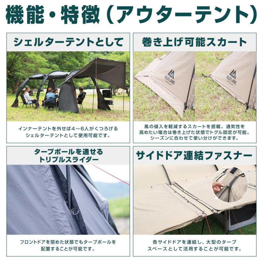 ヴァストランド　4人用テント ワンポールテント M（4人用） | キャンプ用品・テントの通販なら