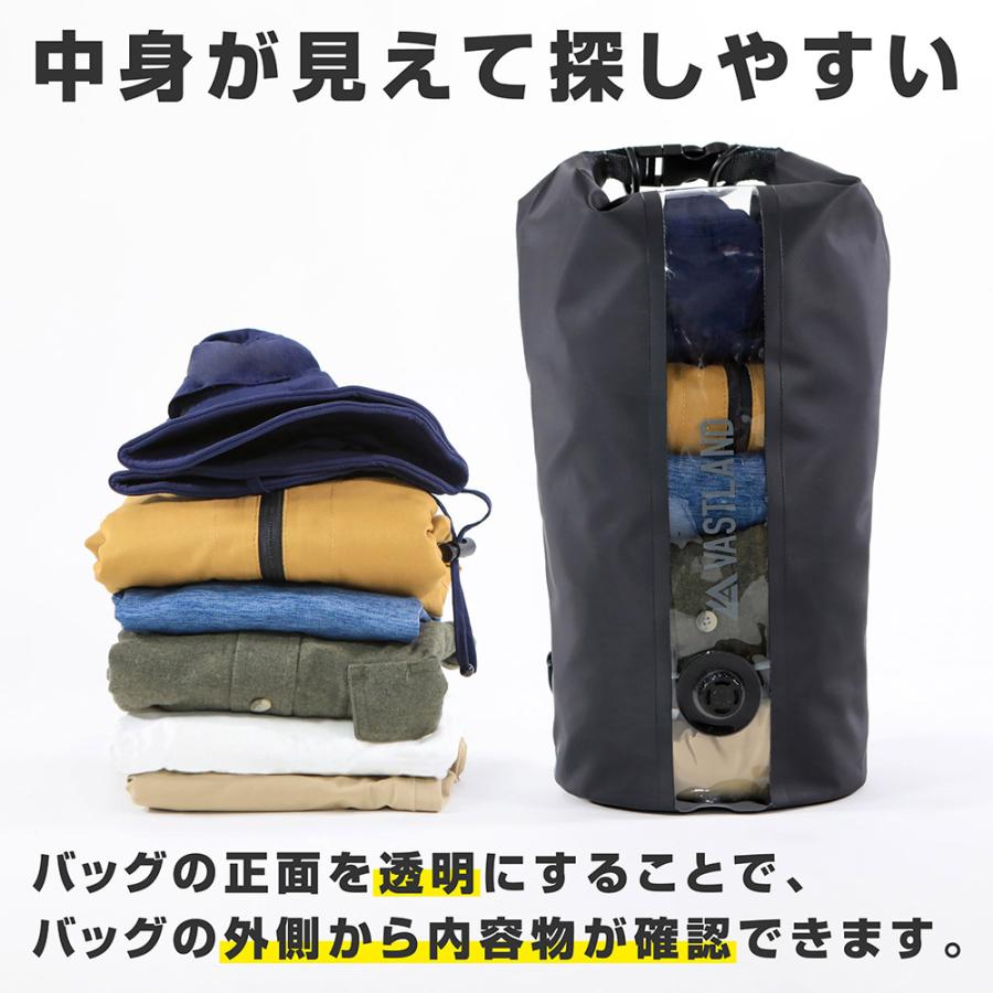VASTLAND（ヴァストランド） ドライバッグ 防水バッグ 20L IPX6
