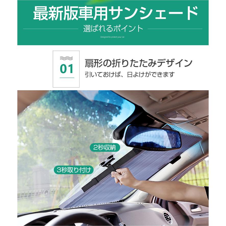 車用サンシェード 折り畳み式 遮光 遮熱 伸縮 自動折畳 車用 カーシェード 車窓日よけ 紫外線対策 日除け 70cm 簡単取付 切断可能 車中泊 仮眠 ヴァストマート 通販 Yahoo ショッピング