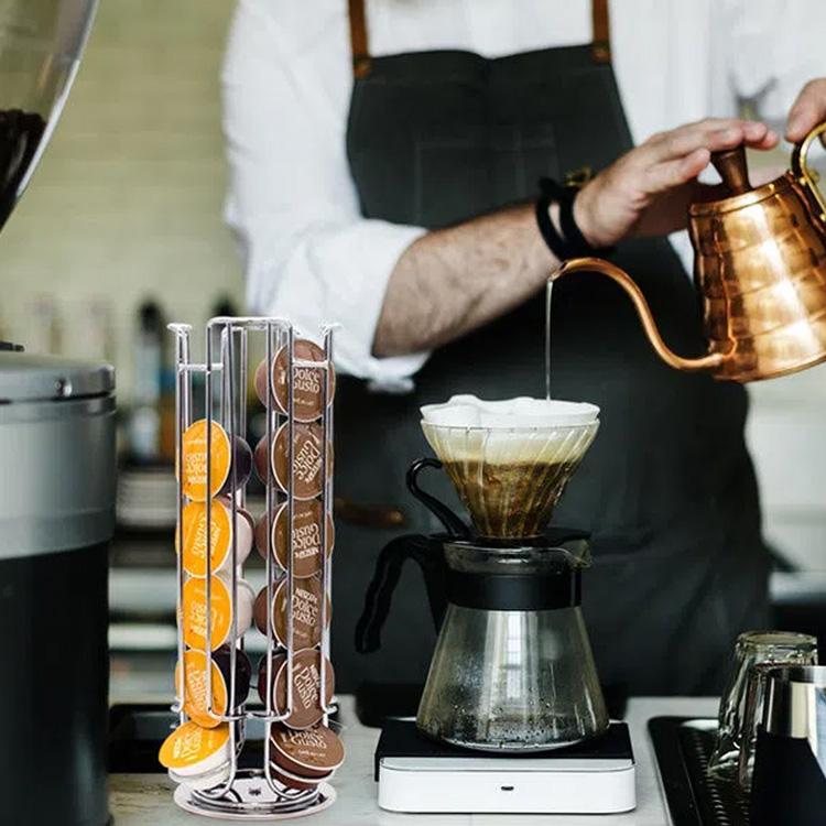 コーヒーカプセル 収納 ホルダー ドルチェグスト カプセルホルダー 4列