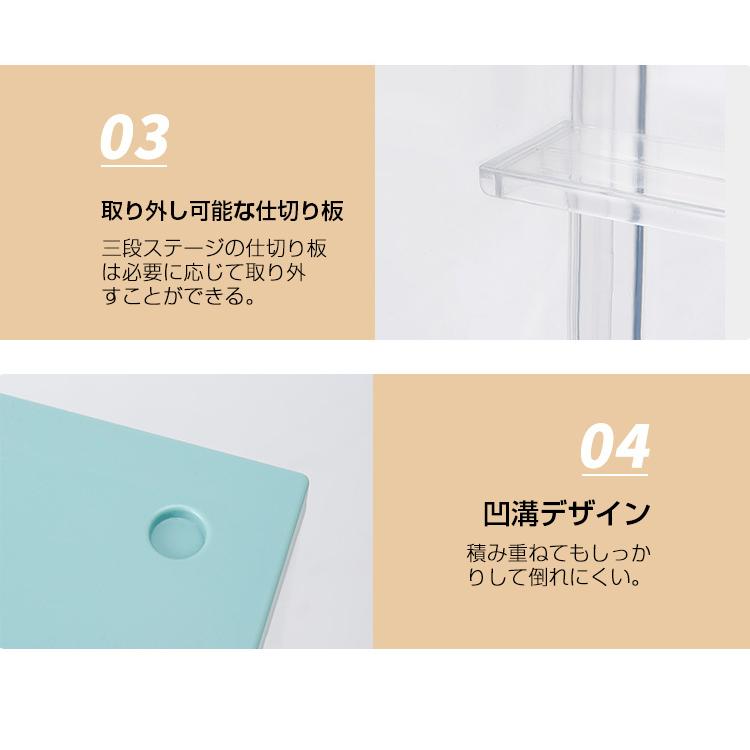 2個セット コレクションケース アクリル ディスプレイケース