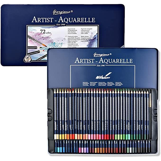 水彩色鉛筆 72色セット 色えんぴつ いろえんぴつ セット 色鉛筆 72色