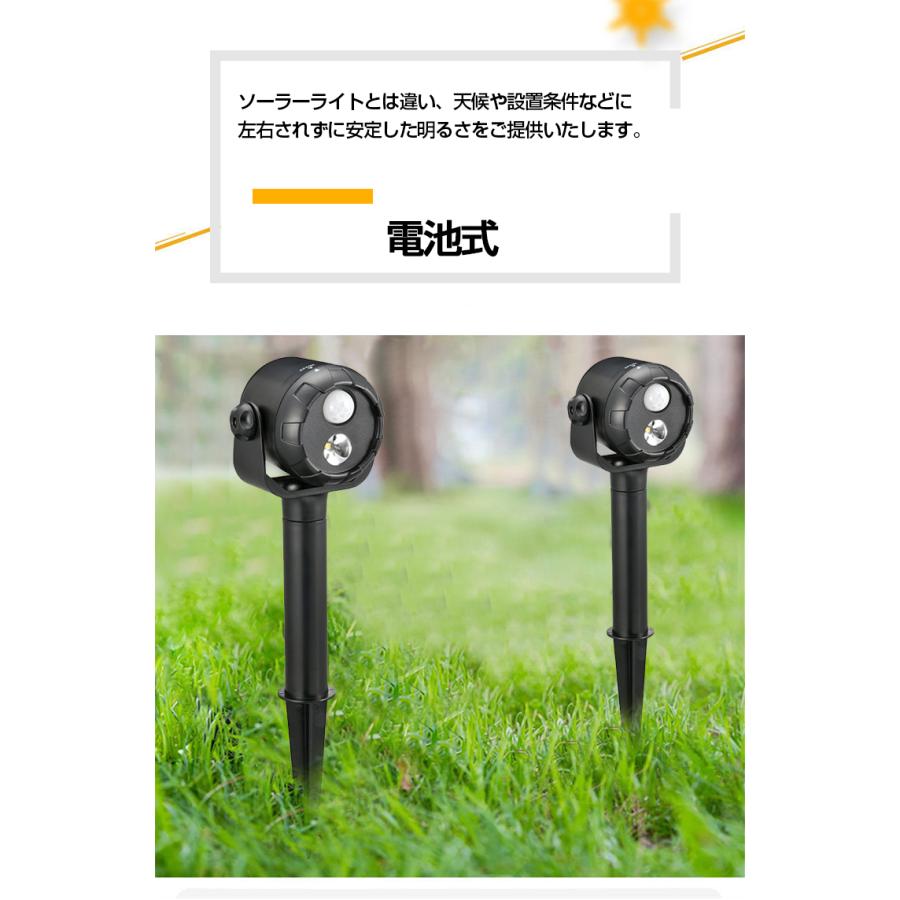 Ledセンサーライト ガーデンライト Led センサー 屋外 電池式 センサーライト おしゃれ 人感センサー 自動点灯 乾電池 防水防塵 屋外 庭 公園 歩道 車道 ヴァストマート 通販 Yahoo ショッピング