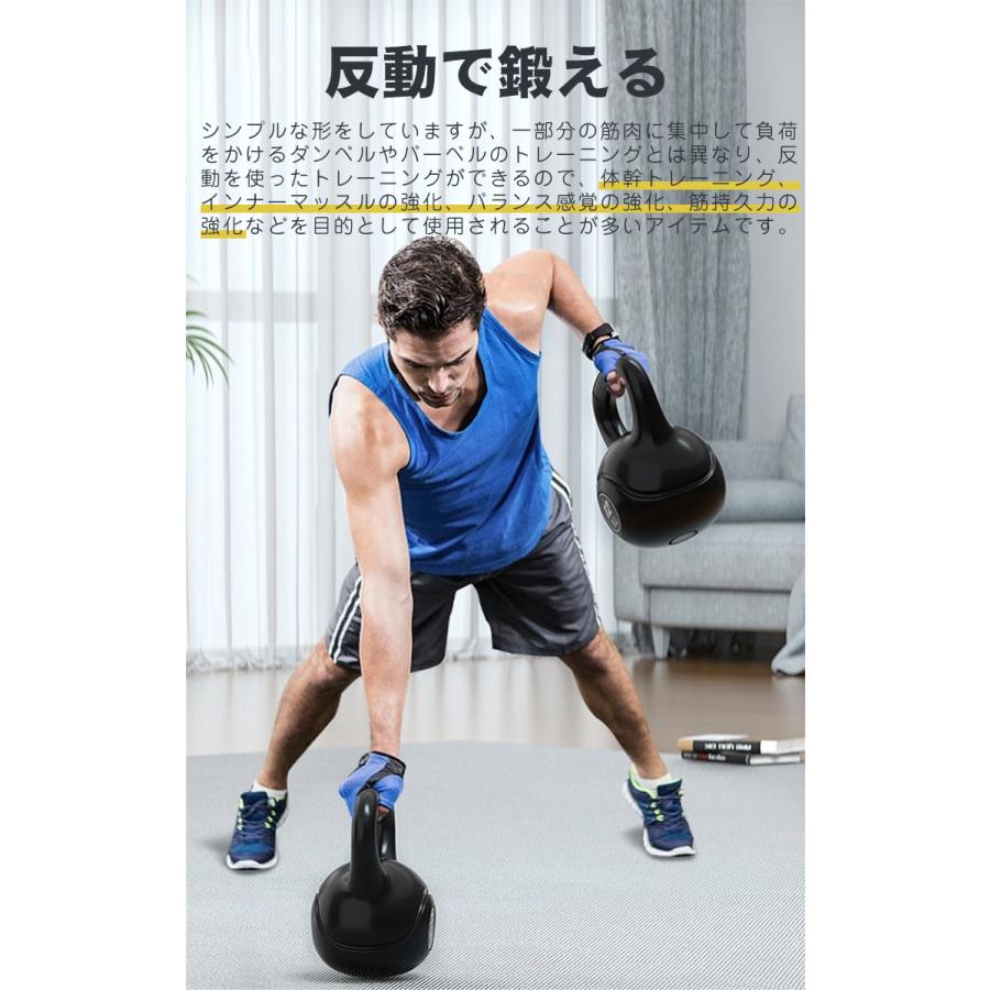 ケトルベル ダンベル 12kg ケトルダンベル ウエイトトレーニング 上半身 全身 体幹 腕 上腕二頭筋 大胸筋 筋トレ器具 自宅 室内 トレーニング バランス強化 ヴァストマート 通販 Yahoo ショッピング