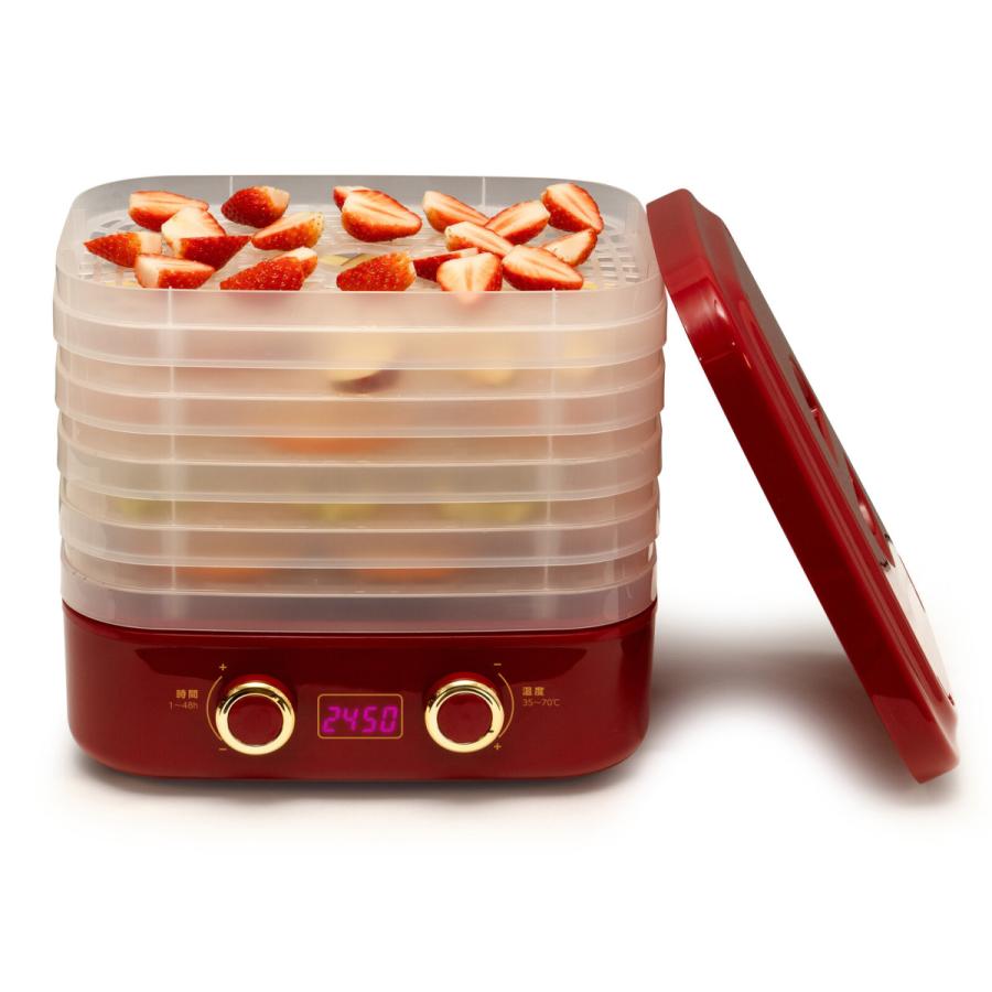 ドライフードメーカー フードドライヤー 食品乾燥機 5段トレイ 温度