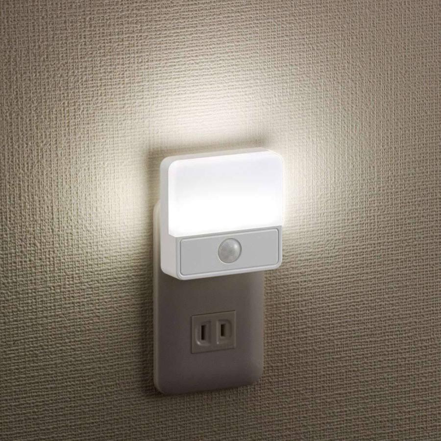 OHM（オーム電機） LEDナイトライト 明暗センサー式 人感センサー式