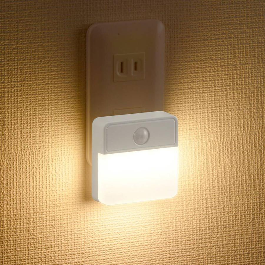 OHM（オーム電機） LEDナイトライト 明暗センサー式 人感センサー式