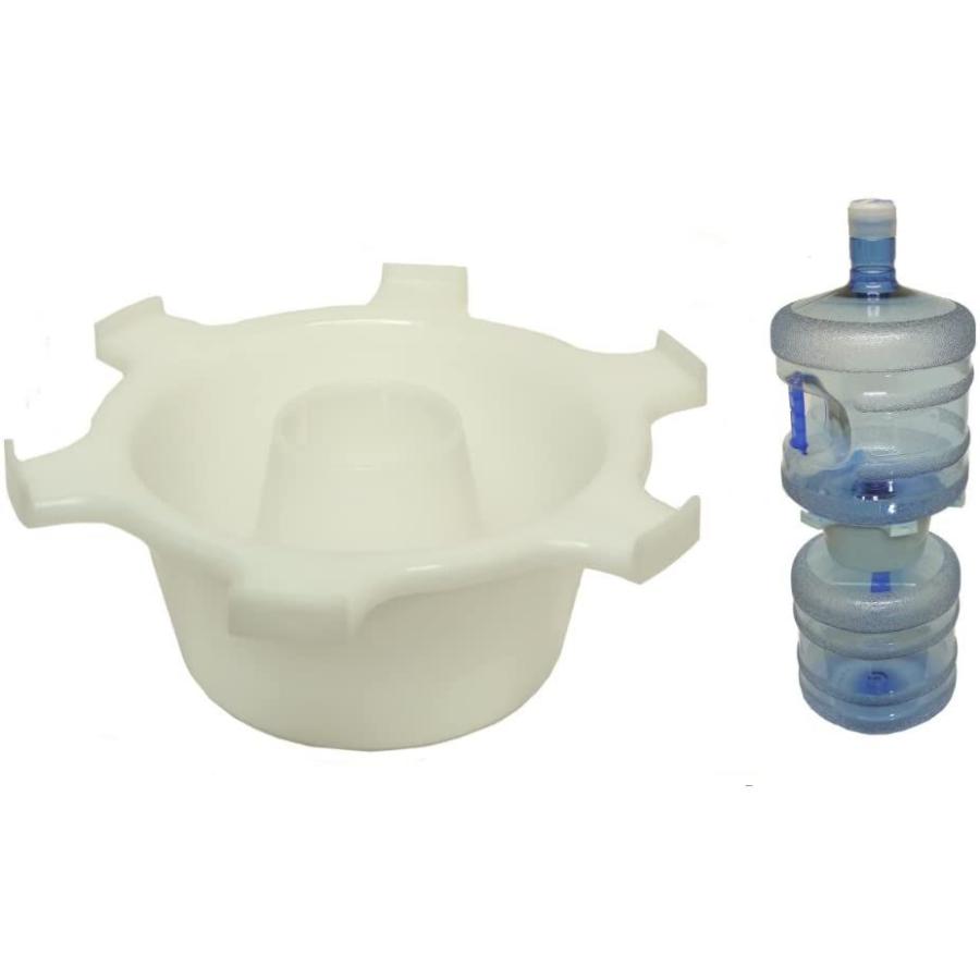 定休日以外毎日出荷中 ガロンボトルスタッカー ホワイト ウォーターサーバーガロンボトル2段積み Quran Unv Edu Sd