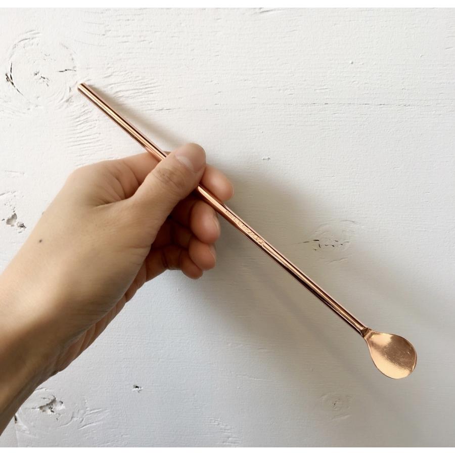 工房アイザワ  純銅製マドラー   おしゃれ 水割り ロック アイスコーヒー アイスティー ドリンク  父の日 敬老の日 | 工房アイザワ | 07