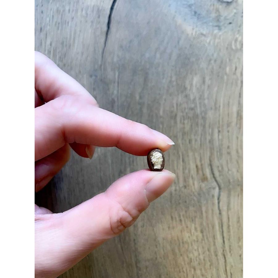 アンティーク　ガラス　カメオ　パーツ  インポート 輸入 海外 ハンドメイド 手作り アクセサリー イヤリング ピアス ネックレス  ペンダント |  | 07