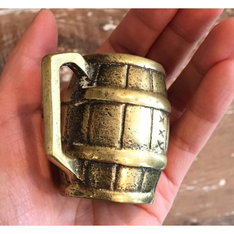 ブラス バレル   真鍮 樽 ミニチュア オブジェ ペーパーウェイト ペン立て ペンスタンド |  | 04