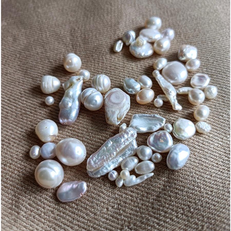 淡水パールビーズ アソートパック  インポート 輸入 海外 ハンドメイド 手作り アクセサリー イヤリング ピアス ネックレス ブレスレット |  | 03