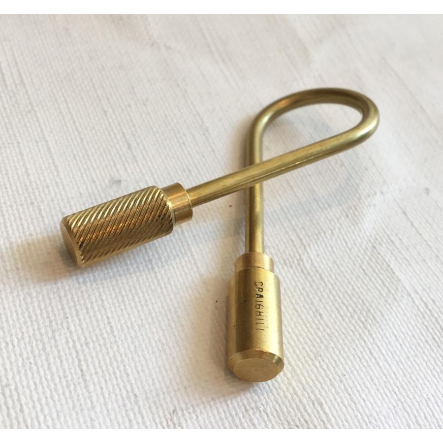 DETAIL（ディテール） CLOSED HELIX KEY RING クローズド ヘリックス キーリング キーホルダー 鍵 真鍮 メンズ ...