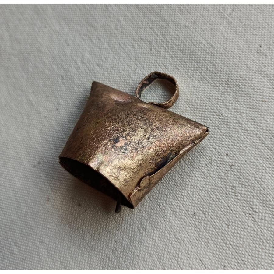 インド ラスティックベル バッグ型 4.3cm 鈴 カウベル クリスマス 飾り