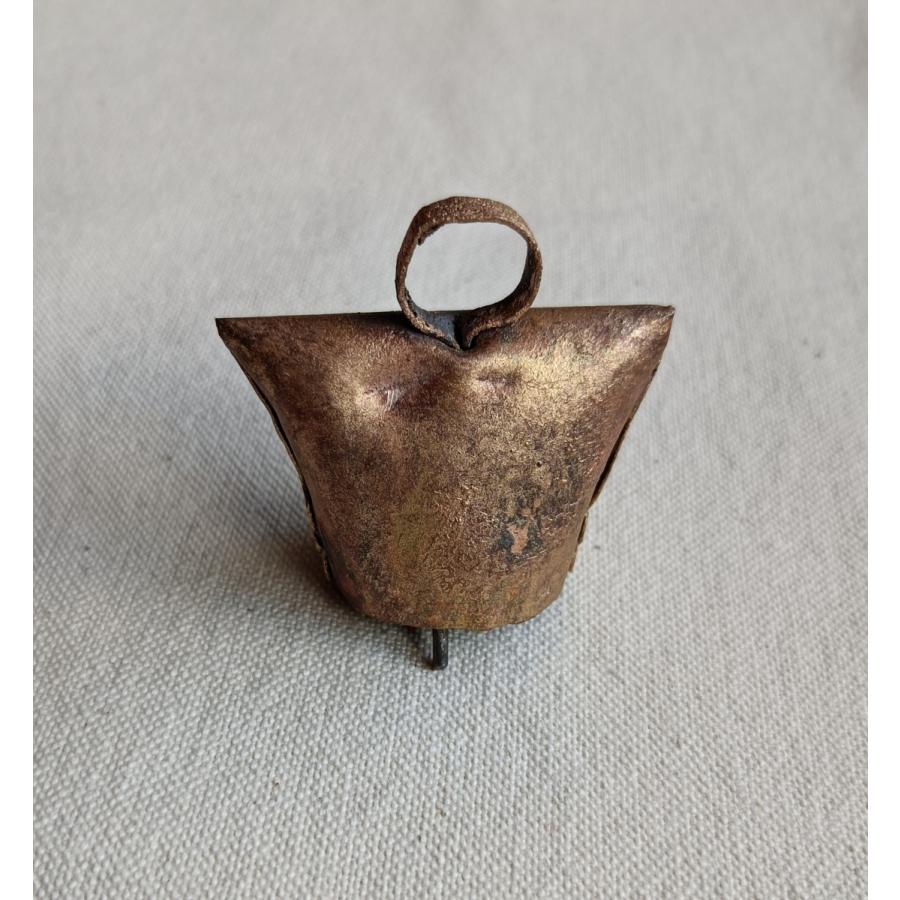 インド ラスティックベル バッグ型 4.3cm 鈴 カウベル クリスマス 飾り